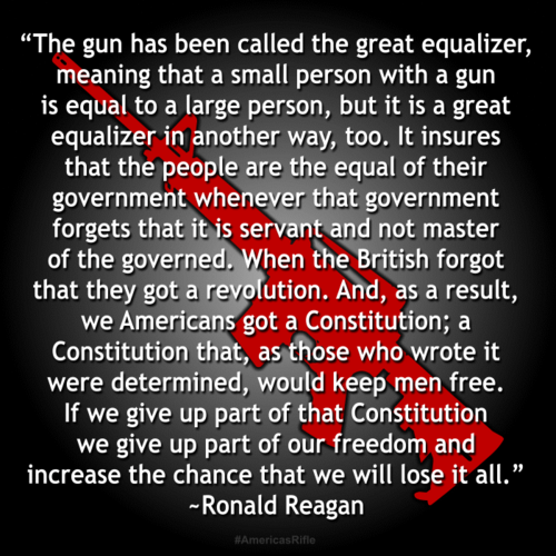 Ronald Reagan Great Equalizer AR