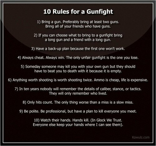 10 Rules For A Gunfight - Glock