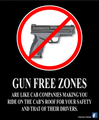 Gun Free Zones Cab