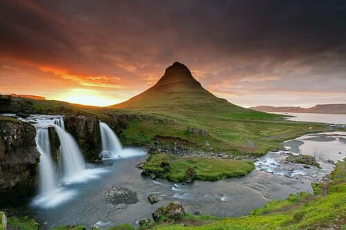 Hraunfossar  Waterfall, Iceland.jpeg