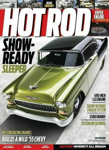 1955 Chevrolet Bel Air - Hot Rod Magazine Cover - Sept 2018.jpg