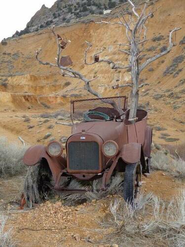 Antique Vehicle Abandoned In The Utah Desert.jpg