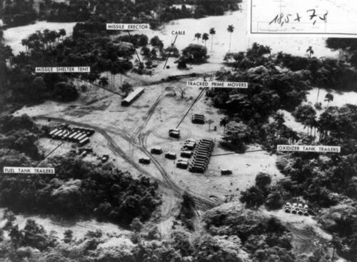 Aerial Photo - Soviet Missile Launch Pads In Cuba During Cuban Missile Crisis - 1962 .jpg